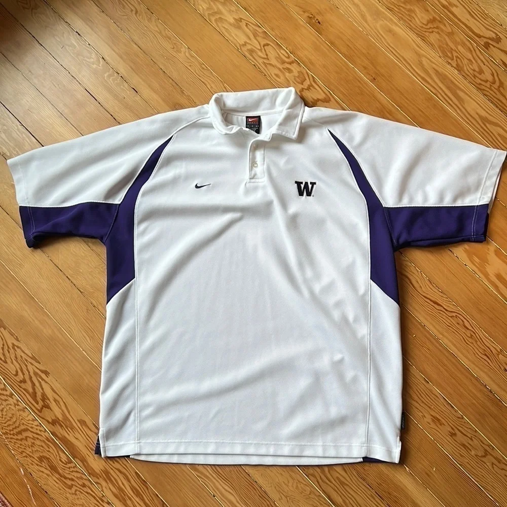 Nike University of Washington Huskies Oversized Men’s Polo